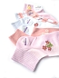 Женские носки короткие разноцветные "Цветы, надписи" Розовые / 10 пар